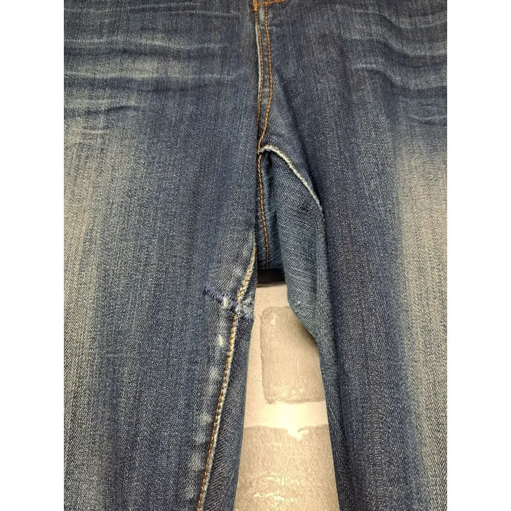Torrid Womens Relaxed Bootcut‎ Strech Jeans Blue Meas Size 16R Western Rodeo